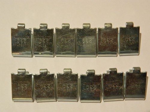 12 Pieces Knape &amp; Vogt 239 Pilaster Clip Clips Shelf Support Steel