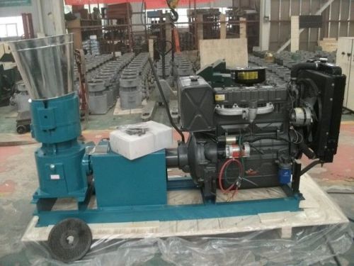 PELLET MILL 55HP DIESEL ENGINE PELLET PRESS  FREE SHIPPING