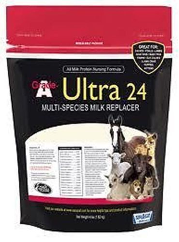 Grade A Ultra 24 Milk Replacer Sav-a Calf 8# Vitamins