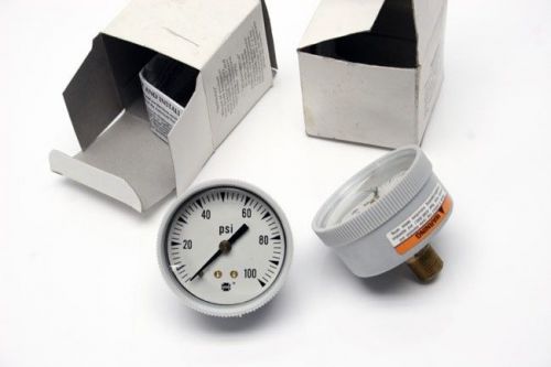 LOT OF 2 Ametek  4X516 &amp; 4X515 200 &amp; 100 PSI Pressure Gauge 2&#034;