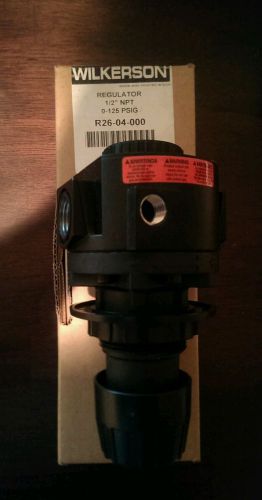 WILKERSON REGULATOR R26-04-000 1/2&#034; NPT   0-125PSIG NEW