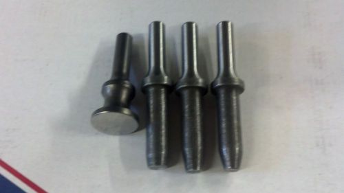 NEW Cupped Rivet Sets for Air Rivet Hammer / Pneumatic Rivet Gun, 3-1/2&#034; Long