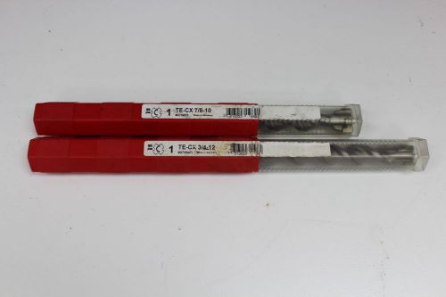 Hilti Te-CX 3/4-12 and TE-CX 7/8-10 German Made SDS Plus Hammer Drill Bits.