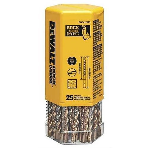 Dewalt 3/16 rottary hammer drill bits DW5403B25 25 PACK