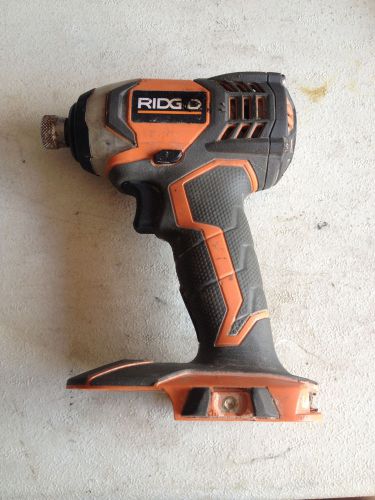 RIDGID 18v VOLT X4 LITHIUM-ION CORDLESS 1/4&#034; INCH IMPACT DRIVER GUN BARE TOOL