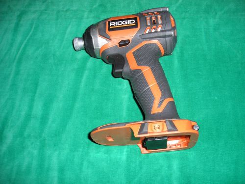 New 18 Volt Ridgid 1/4&#034; X4 Hyper Lith-Ion Impact Drill Model R86034