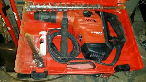 HILTI TE 60 ATC HAMMER DRILL, IN MINT CONDITION,PREOWNED, ORIGINAL BOX,FAST SHIP