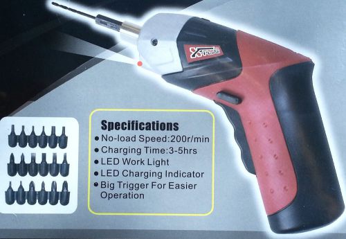 ESB CSC9 Deluxe w/LED Work LIght 4.8V Cordless Screw Gun Driver 200 rpm