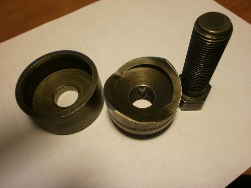 1 1/2&#034; conduit  greenlee knockout punch die set with bolt shipping for sale