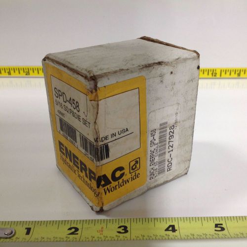 ENERPAC PUNCH &amp; DIE SET SQ HOLE1/4&#034; SPD458 SPD-458