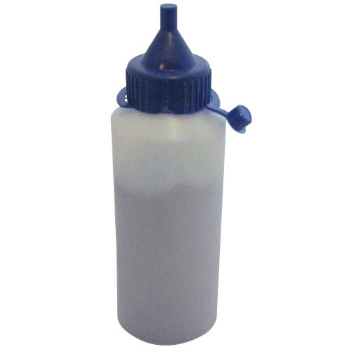 New Blue Chalk 4Oz Bottle Reusable Refill Chalk Line Builders Brick Lines Powder