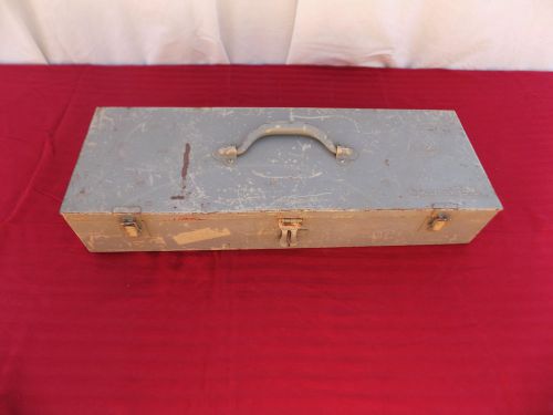 Vintage snap on tools 1/2&#034; drive tool box for ratchet socket set nice old script for sale