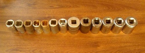 1/2&#034; Drive sae socket lot! (1)