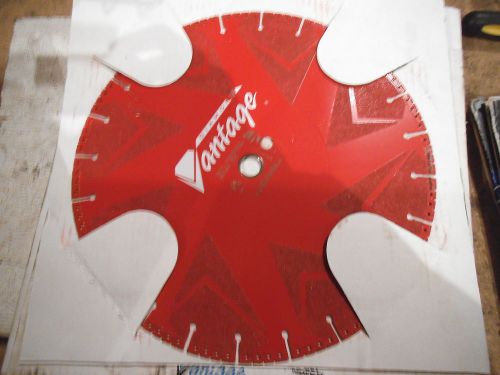 DIAMOND VANTAGE 1412BEDUX2-ACR Diamond Saw Blade Dry Segmented Rim 14 In Dia NEW