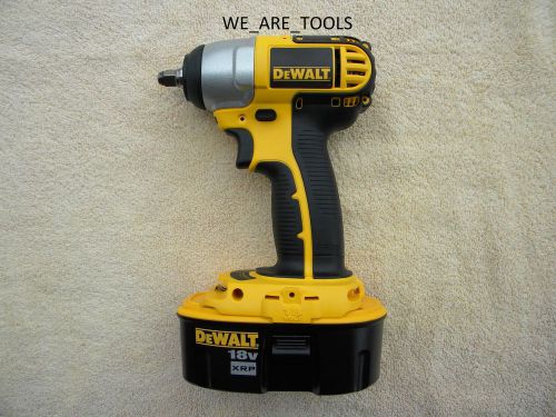 New dewalt dc823 18v cordless impact wrench 3/8&#034;, dc9096 battery 18 volt xrp for sale