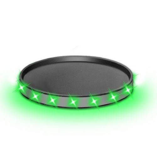 NEW GREEN LED SERVING TRAY LIGHT UP CLUB BAR DRINK SERVER Bartender ILLUMINATED