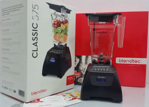 Blendtec classic 575 - powerful blender black - 1575 watts - smart touch for sale