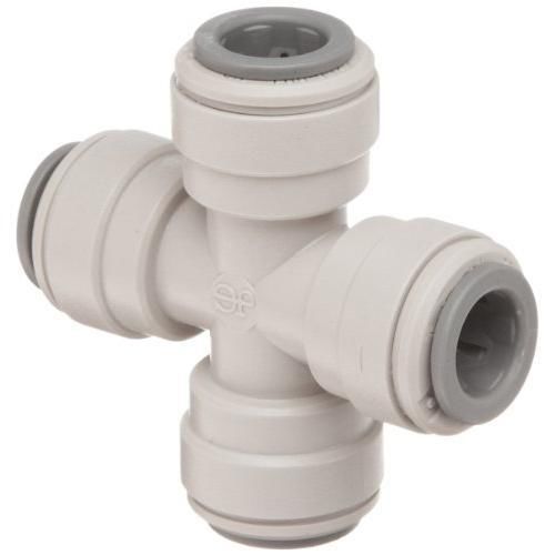 John Guest Acetal Copolymer Tube Fitting, Cross, 3/8&#034; Tube OD (Pack of 10) New