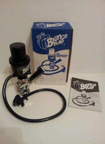 BRONCO PUMP, BEER TAP-DRAFT BEER DISPENSING PUMP, KEG NIB