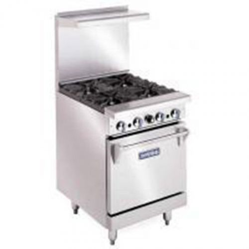 Restaurant range gas oven 4 burner ir-4 imperial for sale