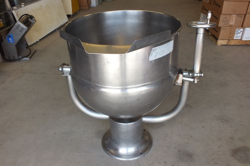 Groen steam jacketed 40 gallon tilting kettle direct steam model d2-40 for sale