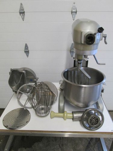 20Qt. Hobart Mixer with Grinder, Shredder,paddle, Whip