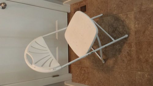 450 white plastic fan back commercial folding chair free shipping for sale