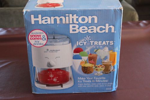 HAMILTON BEACH ICY TREATS SLUSHY SNOW CONE MACHINE