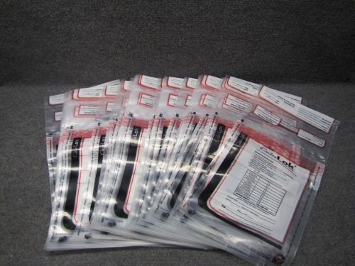 CoinLok 19&#034; x 10&#034; Self-Contained Security Coin Storage Bag *Lot of 50 New Bags*