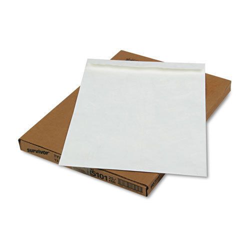Tyvek Jumbo Mailer, Side Seam, 13 x 19, White, 25/Box