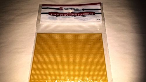 RADIO SHACK 4.5X6&#034; MICROMINIATURE PREPUNCHED PERFBOARD - 276-1394