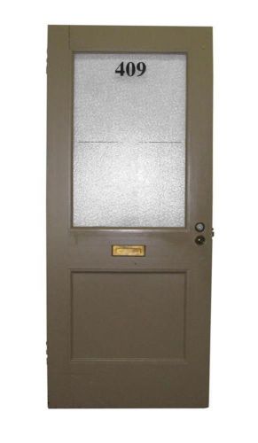 Office doors with textured half glass for sale