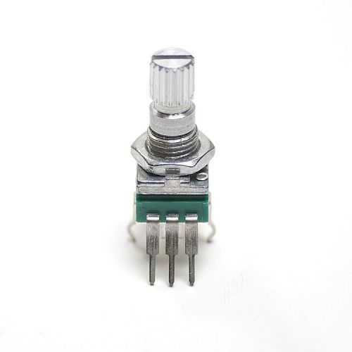 9mm 50k Linear Taper (B50k) Vertical Mount Knurled Potentiometer 15mm Pot