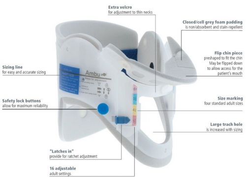 AMBU PERFIT ACE ADJUSTABLE EXTRICATION COLLAR ADULT