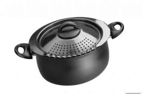 Bialetti trends collection 5 quart pasta pot black, pasta best cookware pots for sale