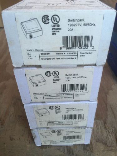 (NEW) Cooper Greengate SP20-MV Motion Sensor Switchpack 120/277V 20A