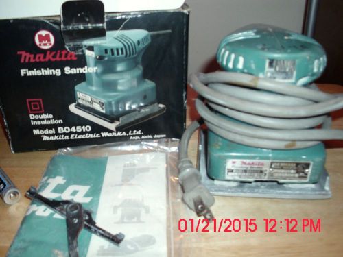 Makita Double Insalation Finishing Sander B04510