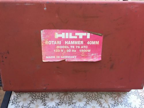 hilti rotari hammer drill