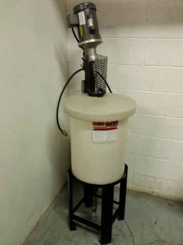 midwest mixing baldor kl303Chemical mixer chem tainer