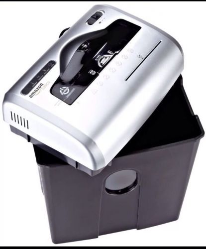 AmazonBasics 12-Sheet Cross-Cut Paper, CD, and Credit Card Shredder, New