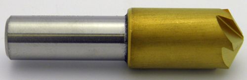 1/4&#034; 120° degree 6 flute cobalt tin coated countersink melin usa #18199 for sale