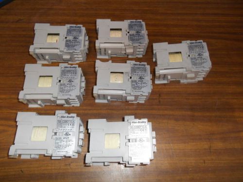 LOT OF 7: Allen Bradley Cat # 100-C09D*10 Series A