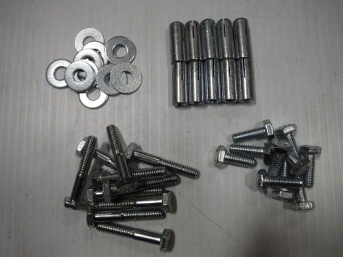 1/4&#034; drop in anchor kit (10pcs) Zinc