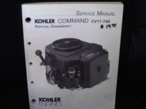 Kohler Engines Service Manual COMMAND CV17-745