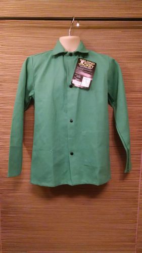 mens TILLMAN NEW Flame resistant 30&#034; 9 oz Green firestop Light welding L/S Sz S