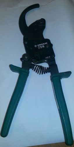 Greenlee 759 Ratchet Cutter