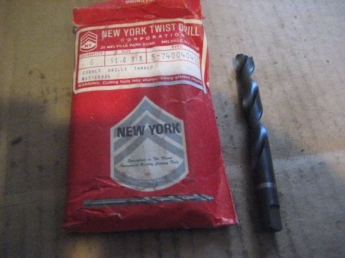 NEW YORK TWIST 11.00MM COBALT DRILL BIT 6PCS (D947-6)