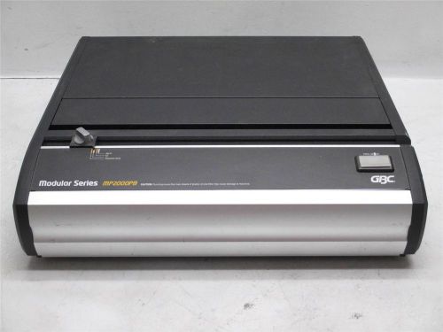 GBC Modular MP2000-PB Plastic Comb Punch Document Book Electric Binding Machine