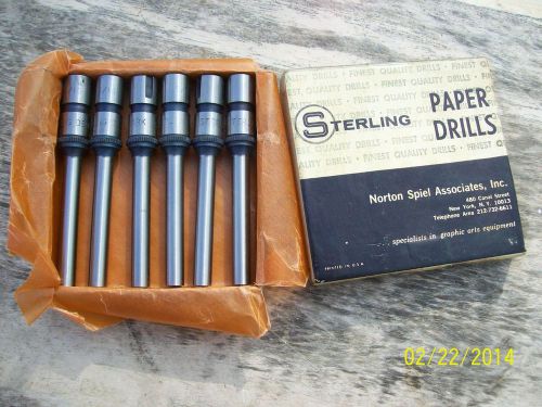 SPIEL STERLING PAPER DRILL BIT 5/16&#034; TYPE A 1-BIT