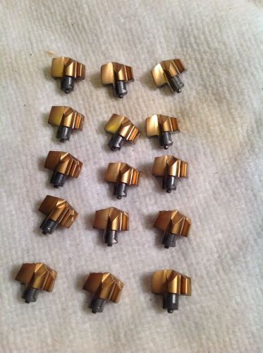 Kennametal KenTIP 10.1mm 0.398&#034; Carbide Drill Tip Inserts  15pc.